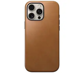 Nomad Modern Leather Case Skórzane etui do Apple iPhone 16 Pro Max angielski tan