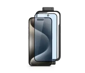 Epico 3D+ Glass Blue Light Protection Szkło ochronne do Apple iPhone 15 Pro / z ramką montażową