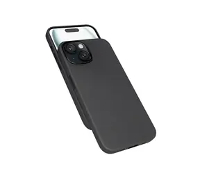 Skórzane etui Epico Mag+ na tył z MagSafe do iPhone'a 15 PLUS w kolorze czarnym