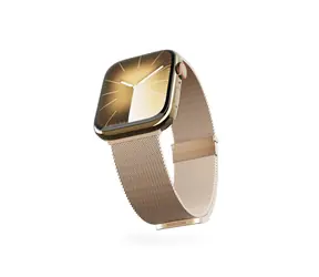 Pasek Epico Milanese+ do Apple Watch 42/44/45/46/49 mm - złoty 