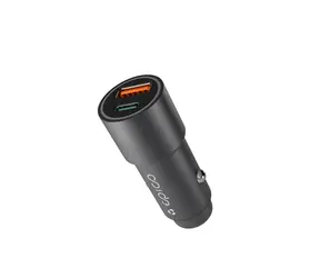 Epico Resolve 38W Podwójna ładowarka samochodowa gwiezdna szarość / 1x USB-A i 1x USB-C