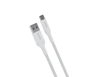 Kabel Epico w oplocie USB-C na USB-A 1,2m biały
