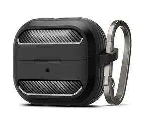 Etui ochronne Spigen Rugged Armor do Samsung Galaxy Buds 3 i 3 Pro w kolorze czarnym