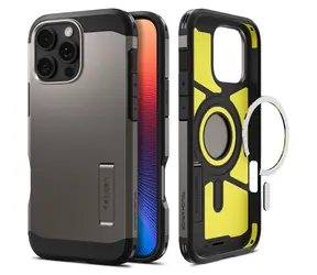 Ochronne etui Spigen Tough Armor MagSafe do Apple iPhone 16 Pro Max w kolorze brązu