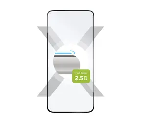 FIXED Ochronne szkło hartowane Full-Cover do Huawei Pura 70 czarne / klejenie na całym wyświetlaczu