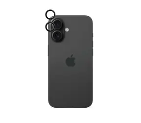 Epico Aluminium Lens Protector Szkło ochronne na aparat do Apple iPhone 16/16 PLUS czarne