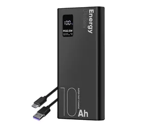 Obal:Me EnergyPulse Powerbank 10000mAh 22,5W czarny