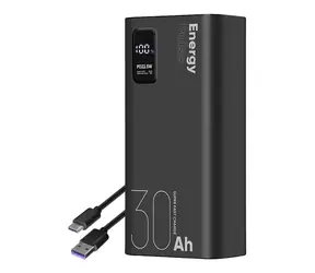 Obal:Me EnergyPulse Powerbank 30000mAh 22,5W czarny