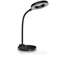 Connect IT GLOW czarna / Lampa stołowa LED / 400 lm / 3 temperatury barwowe