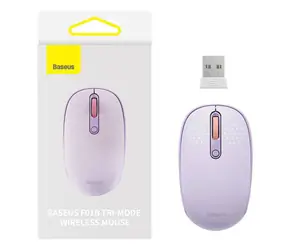 Baseus B01055503513-00 fioletowy / Mysz bezprzewodowa / 1600 DPI / USB-A / Bluetooth 5.0