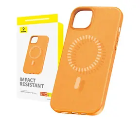 Baseus P60157305713-02 Fauxther Case do Apple iPhone 15 PLUS Pomarańczowy