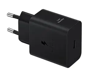 Ładowarka sieciowa Samsung z kablem USB-C (45W) czarna / kabel USB-C/USB-C (1,8m)