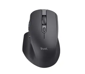 Trust Ozaa+ czarna / Mysz bezprzewodowa / optyczna / 3200 DPI / 6 przycisków / RF 2,4 GHz / Bluetooth 