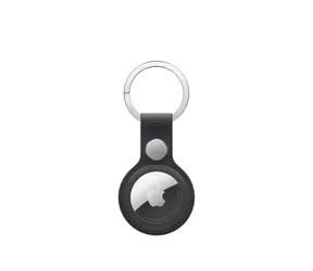 Brelok Apple wykonany z tkaniny FineWoven na AirTag - czarny / brelok