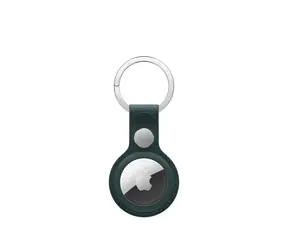 Brelok Apple wykonany z tkaniny FineWoven na AirTag - ciemnozielony / brelok