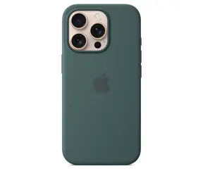 Silikonowe etui Apple z MagSafe do iPhone'a 16 Pro - Lake Green