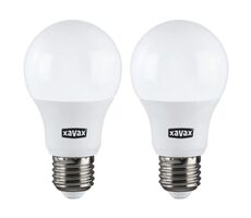 Żarówka LED Xavax 2szt / gwint E27 / 806 lm (zamiennik 60 W) / ciepła biel