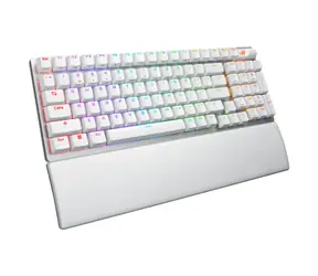 Asus ROG STRIX SCOPE II 96 WL Biały / Klawiatura do gier / Mechaniczna / Bezprzewodowa / Przełączniki ROG NX Snow / US