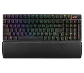 Asus ROG STRIX SCOPE II 96 WL Czarny / Klawiatura do gier / Mechaniczna / Bezprzewodowa / Przełączniki ROG NX Snow / US