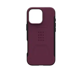 Pokrowiec ochronny UAG Civilian MagSafe do Apple iPhone 16 Pro Max w kolorze bordowym