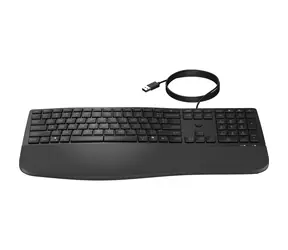 HP 485 Comfort czarna / klawiatura przewodowa / membrana / USB / CZ-SK Layout / 1,5m