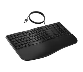 HP 480 Comfort czarna / klawiatura przewodowa / membrana / USB / CZ-SK Layout / 1,5m