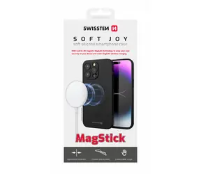 Etui Swissten SOFT JOY MagStick do Apple iPhone 16 w kolorze czarnym