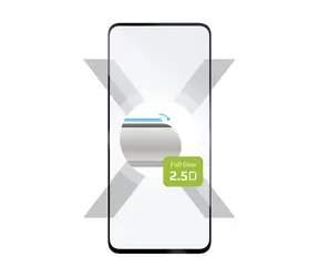 FIXED Pełna osłona ze szkła hartowanego do Realme Narzo N65 / klejenie na całym wyświetlaczu / kolor czarny