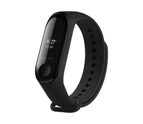 FIXED Pasek silikonowy Pasek silikonowy do XIAOMI Mi Band 3/4 czarny