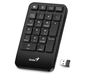 Genius NumPad 1000 czarny / Bezprzewodowa klawiatura numeryczna / membrana / USB 2,4 GHz / Copilot