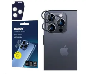 Szkło aparatu 3mk HARDY Lens Protection Pro do Apple iPhone 15 Pro Max w kolorze czarnym