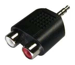 Adapter Sencor SAV 118-000 jack 3,5mm - 2xRCA F