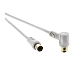 Kabel koncentryczny antenowy Sencor SAV 169-075W MF 90° 7,5m