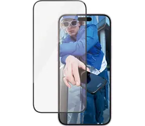 Szkło hartowane PanzerGlass UWF z aplikatorem do Apple iPhone 16 PLUS/ 15 PLUS czarne