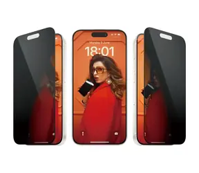 PanzerGlass Szkło hartowane UWF Privacy z aplikatorem do Apple iPhone 15 Pro czarne
