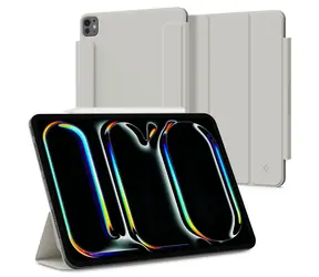 Etui ochronne Spigen Air Skin Folio OneTap iPad Pro 11" 2024 szare