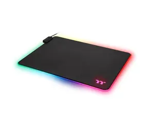 Podkładka pod mysz Thermaltake Level 20 RGB czarna / podkładka pod mysz gamingową / 370 x 290 x 4 mm / wyprzedaż