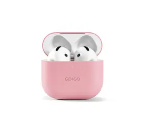 Epico Silikonowe etui do Apple AirPods 4/4 (ANC) różowe
