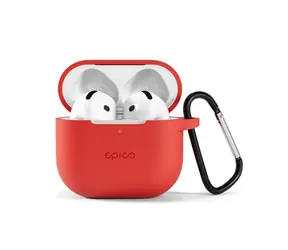 Epico Silikonowe etui zewnętrzne do Apple AirPods 4/4(ANC) czerwone