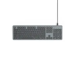 HAMA CK-400 czarna / Klawiatura biurowa / podświetlana / USB-A/C / CZ/SK Layout