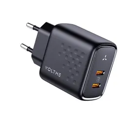 VOLTME Revo 45 Duo CC 45W czarny / GaN / 45W / 2x USB-C 