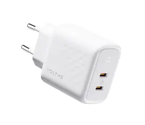 VOLTME Revo 45 Duo CC 45W biały / GaN / 45W / 2x USB-C 