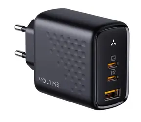 VOLTME Revo 67 CCA 67W czarny / GaN / 67W / 2x USB-C / 1x USB-A 