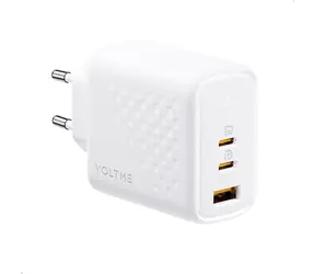 VOLTME Revo 67 CCA 67W biały / GaN / 67W / 2x USB-C / 1x USB-A 