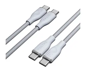 Kabel VOLTME Powerlink Rugg Series CTC USB-C(M) 3A/60W 1m szary / 2x USB-C(M)