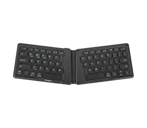 Targus AKF003UK czarny / Bezprzewodowa ergonomiczna klawiatura / Bluetooth 5.1 / antybakteryjna