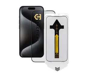 Tactical BARRIER uderzeniowa dla początkujących Szkło ochronne do Apple iPhone 15 Pro