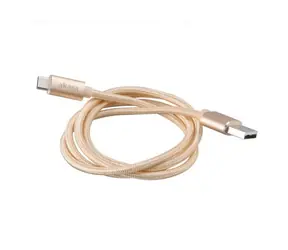 Akasa USB-C 2.0 (M) - USB-A 2.0 (M) 1 m złoty