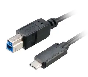 Akasa USB-C 3.1 (M) - USB-B 3.1 (M) 1m czarny 