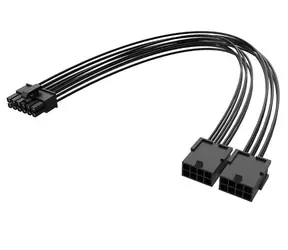 Akasa - adapter PCIe 12-pinowy na podwójny 8-pinowy